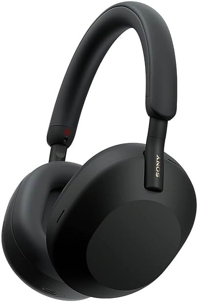 Sony WH-1000XM5 Premium Noise Canceling Headphones, Auto NC Optimizer, 30-Hour Battery, Alexa Voice Control, Black - Product Image