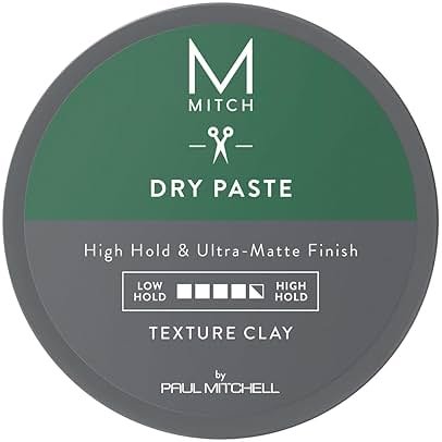 MITCH by Paul Mitchell Dry Paste Texture Clay for Men, High Hold, Ultra-Matte Finish, For All Hair Types - Product Image