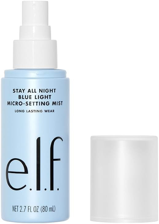 e.l.f. Stay All Night Blue Light Micro-Setting Mist, Setting Spray & Skin Refresher For A Matte Finish, Reduces Blue Light Transmission, 2.7 Fl Oz - Product Image