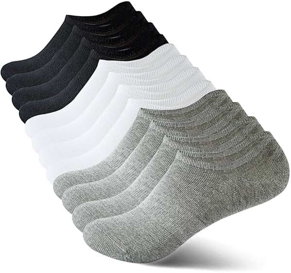 HIGIXCH No Show Socks Women Low Cut Invisible Liner Non slip Athletic Boat Socks 6 Pairs - Product Image