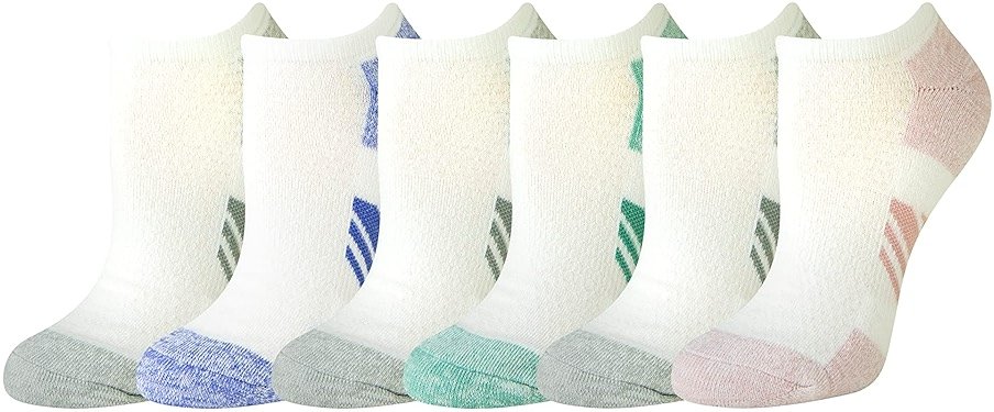 Amazon Essentials Women's Performance Cushioned Breathable Cotton Athletic No-Show Sports Socks - Product Image