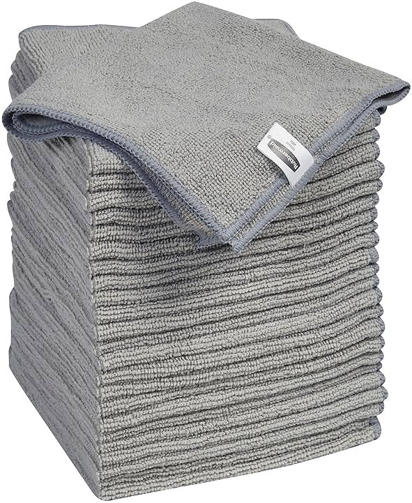Rubbermaid Microfiber Cloth Towels 24 Pack 14"x14" Non-Scratch Reusable/Washable for Cleaning/Wiping/Polishing for Home/Kitchen/Car - Product Image