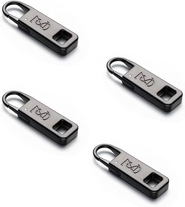Zpsolution Luggage Zipper Pull Replacement - Heavy Duty Detachable Zipper Pullers Repair for Suitcases Easy to Use Larger Stronger - Product Image