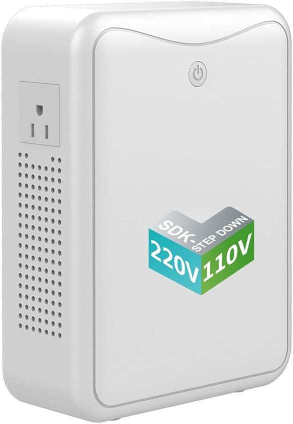 220v to 110v Step Down Transformer 1000W Power Voltage Converters, No Noise, Suit for Coffee Machines, Rice Cookers and Other Kitchen Appliances，Using US and Japan Appliance in Asia or Europe - Product Image