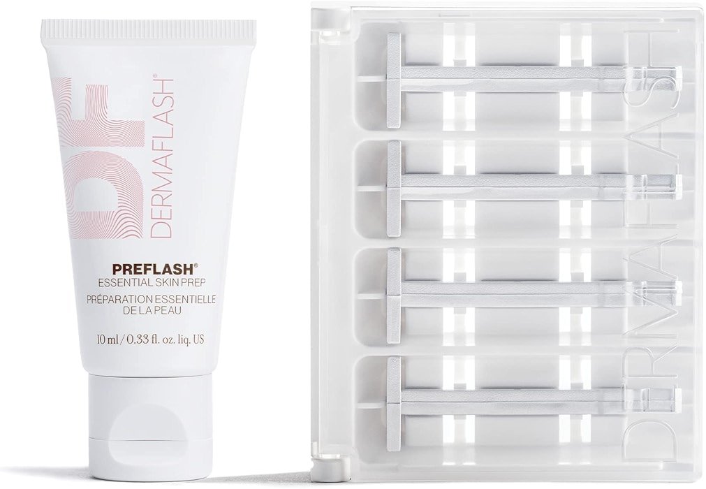 DERMAFLASH ESSENTIALS Dermaplaning Replenishment Kit for Women (Compatible with DERMAFLASH LUXE+ Dermaplaning Tool only) - Product Image