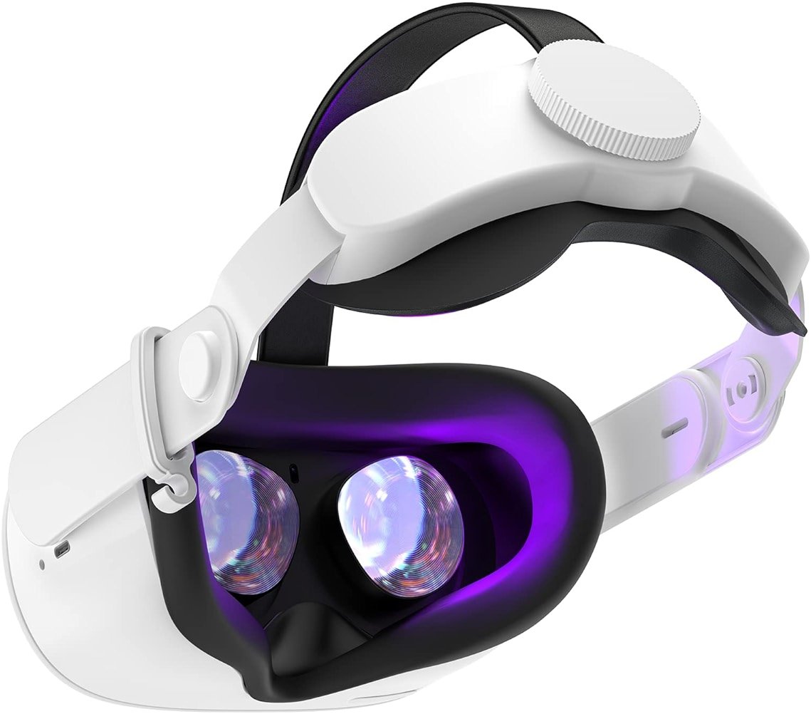 SUPERUS Head Strap for Meta Quest 2 VR - Elite Strap Replacement with Adjustable Hinge - Enhanced Comfort, Reduces Head Pressure - VR Accessories for Quest 2 - Product Image