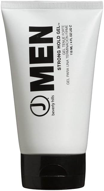 J Beverly Hills Men's Strong Hold Hair Gel with Aloe Vera for Promoting Hair Growth, (2 Oz, 4 Oz) - Product Image