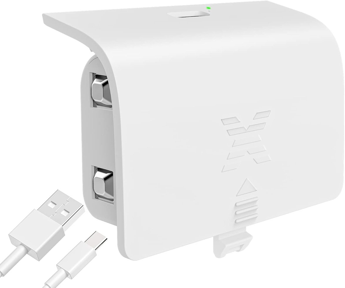 KEKUCULL Controller Battery Pack Compatible with Xbox Series S/X, 1400 mAh Rechargeable Battery Pack Fast Charging for Xbox Charging Accessories Kit with 8.2ft Charge Cable - Product Image