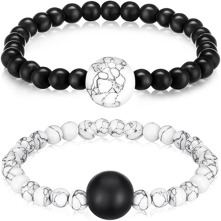 Yinkin 2 Pcs Anti Nausea Wristband Sea Sickness Relief Motion Wristbands Acupressure Bracelet for Car sickness Travel Push Bead into Wrist, Helps Vertigo, Relieves Dizziness - Product Image