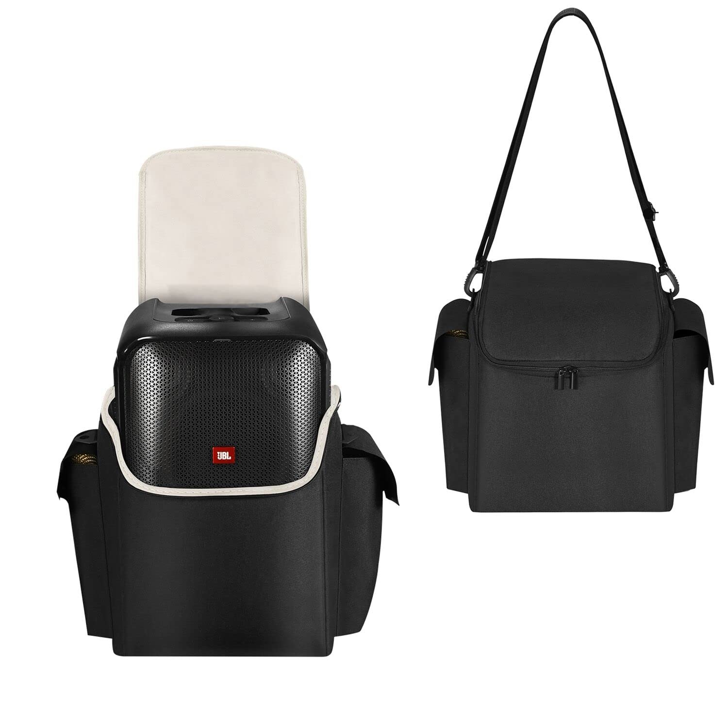 Seracle Carrying Case Portable Tote Bag Travelling Case for JBL Partybox Encore Essential Portable Party Speaker (Black) - Product Image