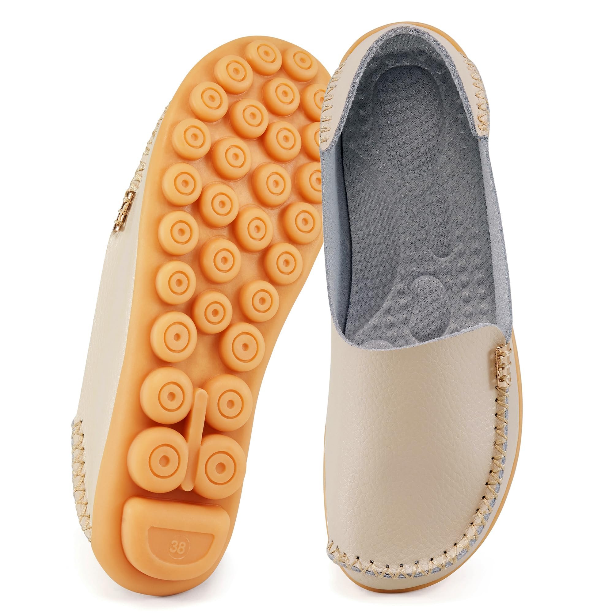 Alicegana Loafers for Women Shoes Casual: Slip on Flat Shoes Ladies Comfortable Dressy Moccasins Driving Penny Loafers - Product Image