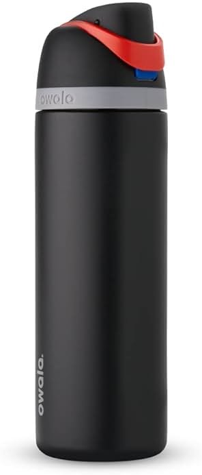 Owala Star Wars FreeSip Insulated Stainless Steel Water Bottle with Straw for Sports and Travel, BPA-Free, 24-Ounce, Darth Vader - Product Image