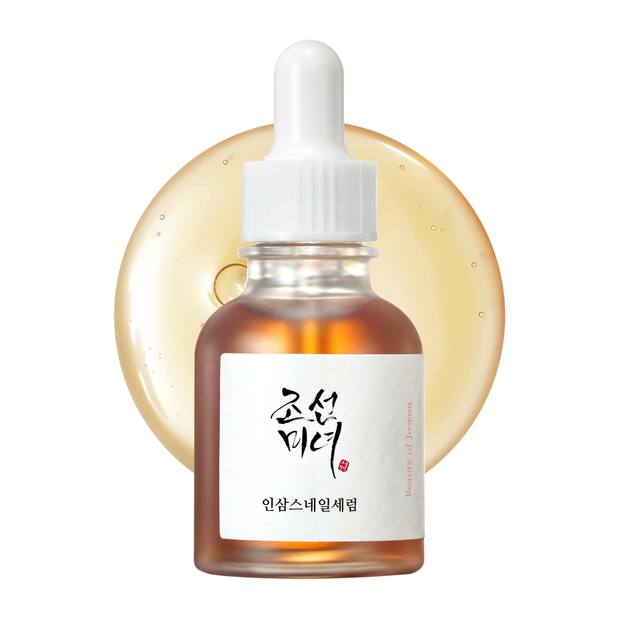 Beauty of Joseon Revive Snail Mucin Ginseng Serum Hydrating Peptide Facial Moisturizer Dark Spot Acne Scar Remover for Sensitive Face. Korean Skin Care for Men and Women, 30ml, 1fl. Oz - Product Image