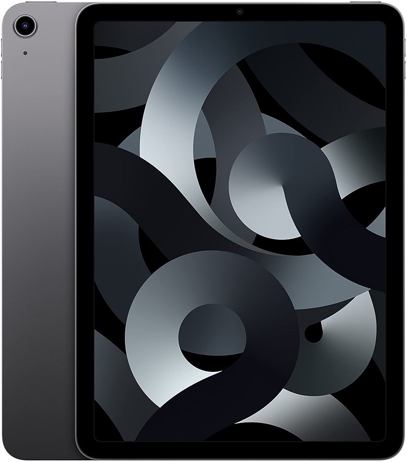 Apple Early 2022 iPad Air 5th Gen, 10.9-inch, Wi-Fi, 64GB, Space Gray (Renewed) - Product Image