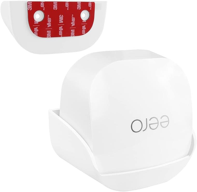 Wall Mount for eero 6 Plus Dual-Band Mesh Wi-Fi 6 (Strongly Adhesive Two-Way Installation, 1 Pack) - Product Image