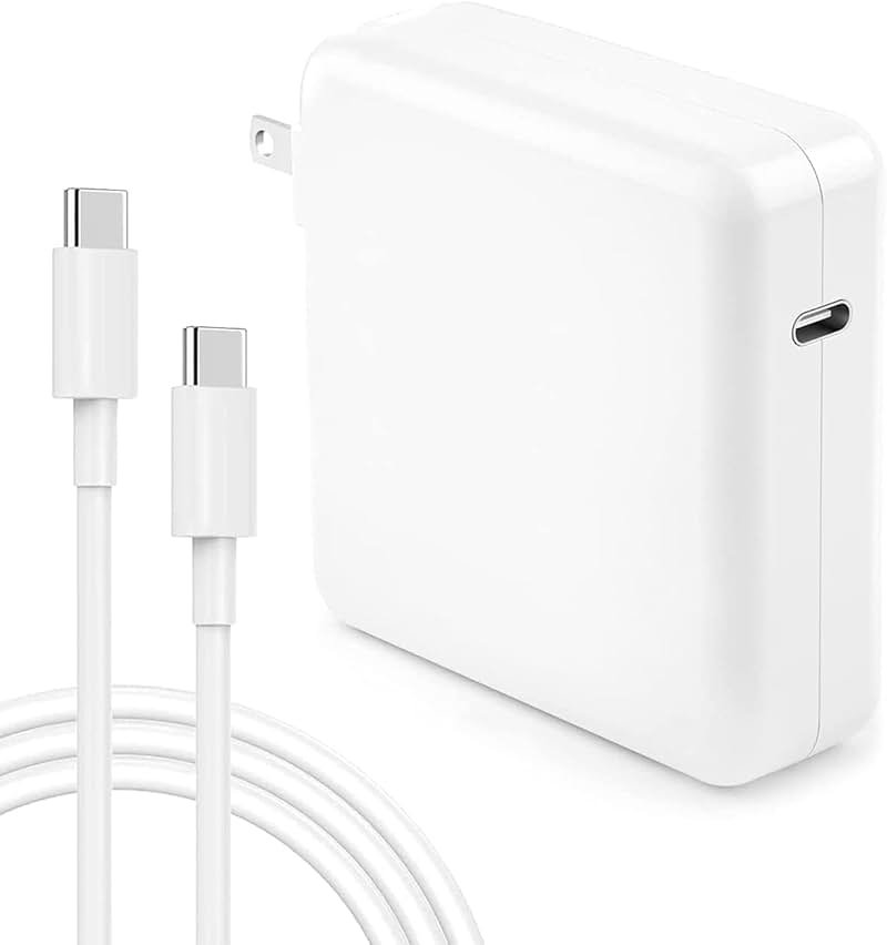 Mac Book Charger - 96W USB C Laptop Fast Charger for MacBook pro & MacBook Air 13, 14, 15, 16 inch, iPad Pro, Samsung, Dell, Tablet, Computer, Usbc Charge Block Include Type C Cable - Product Image