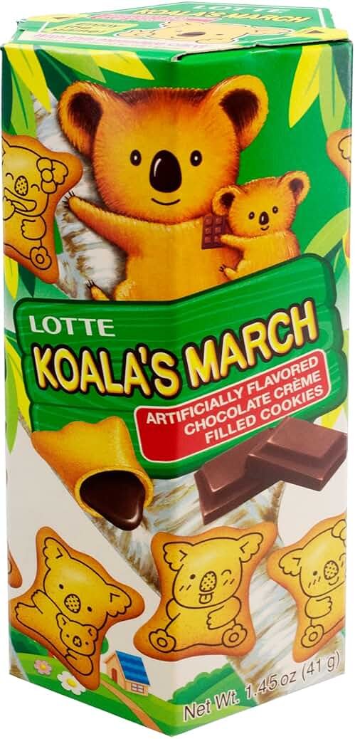 Lotte Koala's March Cookie with Chocolate Cream, 1.45 oz - Product Image