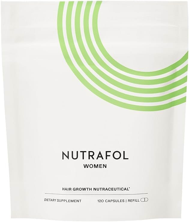 Nutrafol Women's Hair Growth Supplements, for Women Ages 18-44, Clinically Proven Hair Supplement for Visibly Thicker and Stronger Hair, Dermatologist Recommended - 1 Month Supply, 1 Refill Pouch - Product Image