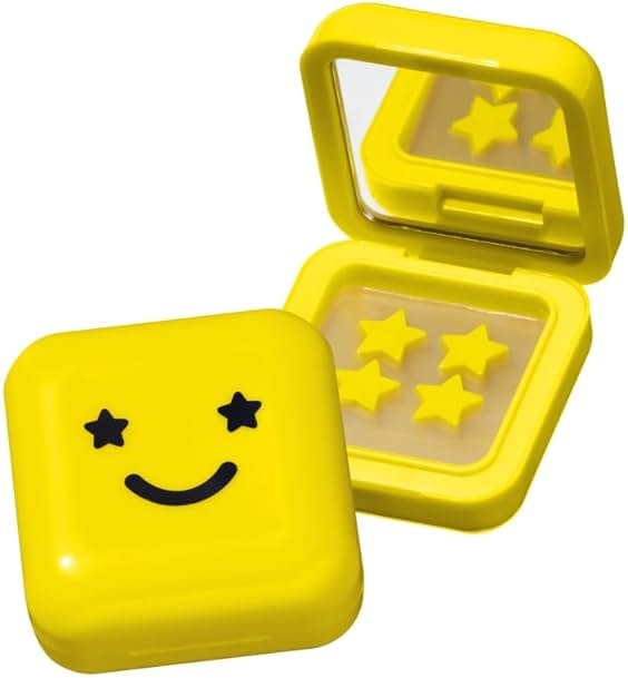 Starface Hydro-Star Pimple Patches + Big Yellow Compact, Clinically Proven Spot Shrinking in 6 Hours, Absorb Fluid and Reduce Redness, Hydrocolloid, Vegan and Cruelty-Free Skincare (32 Count) - Product Image