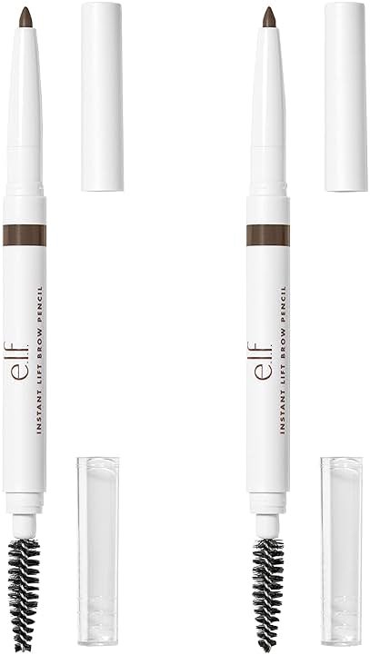 e.l.f. Instant Lift Brow Pencil, Dual-Ended Precision Brow Pencils For Shaping & Defining Eyebrows, Vegan & Cruelty-Free, Neutral Brown, 2-Pack - Product Image