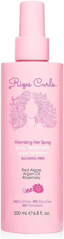Rizos Curls Alcohol-Free Curl Hair Spray – Flexible Hold, Volume & Frizz Control – Adds Shine & Bounce for All Hair Types Wavy, Curly, Coily 1a–4c – Sulfate, Paraben & Alcohol-Free - Product Image
