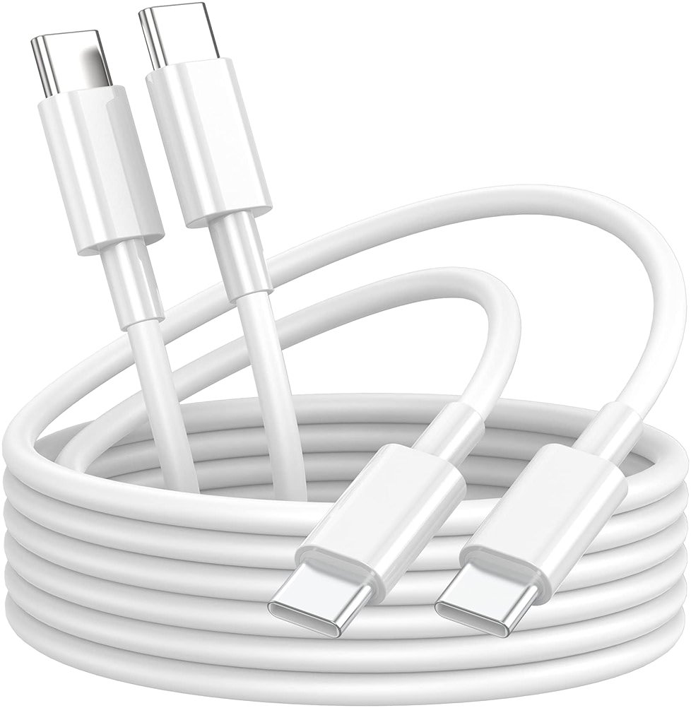 USB C to USB C Charging Cable for Apple iPhone 17/16/15 Charger Fast 6ft Long USBC to USB-C Power Cord for iPhone 17/16 Pro/Pro Max/Air, MacBook Air 13 inch/IPad Pro/Air/10th/4/5 Type C 2Pack 6 ft 60W - Product Image