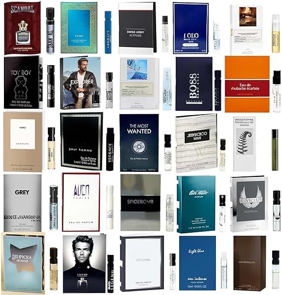 Infinite Scents Cologne Samples for Men - 12 Designer Fragrance Brands - Product Image