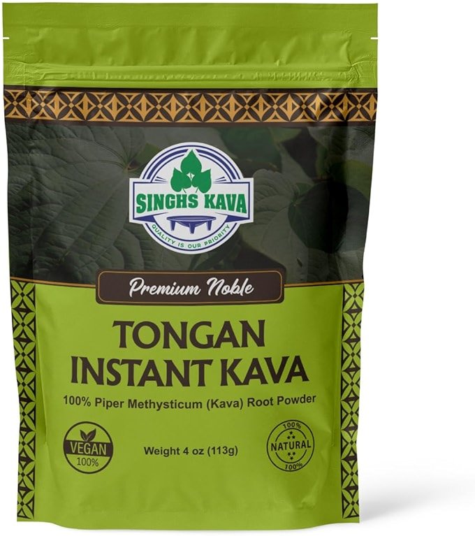SINGHS Micronized Instant Kava Powder - Tongan Kava, 4 Ounce (Pack of 1), 4.0 Ounce, Pack of 1 (50201700) - Product Image