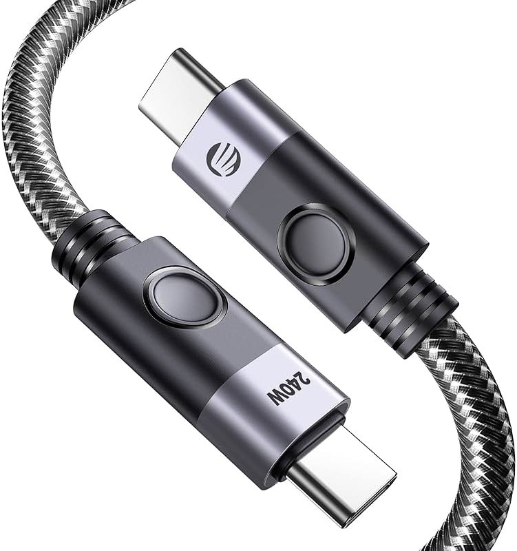 ORICO 1M USB C to USB C Cable, 240W PD 3.1 Charging, 20Gbps Data Transfer, Compatible with Dell, iPad, Pixel, Hub, Docking and More - Product Image