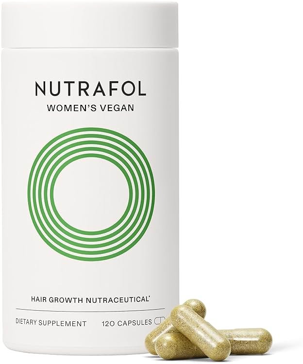 Nutrafol Women's Hair Growth Supplements, for Women 18-44 Years Old, Clinically Tested for Visibly Thicker, Stronger Hair, 100% Vegan Ingredients, Dermatologist Recommended - 1 Month Supply - Product Image