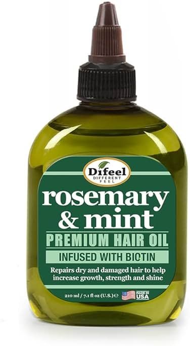 Difeel Rosemary and Mint Premium Hair Oil with Biotin 7.1 oz. - Natural Rosemary Oil for Hair Growth & Biotin - Product Image