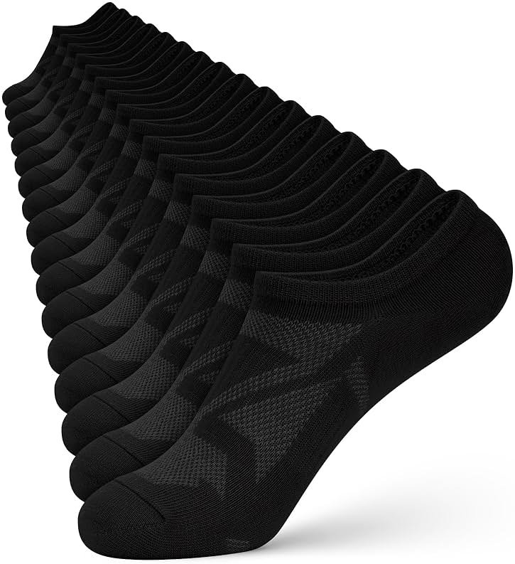 wernies No Show Socks Women - 8 Pairs Ankle Socks for Women, Low Cut Socks Short Cotton Socks, Invisible Casual Socks - Product Image