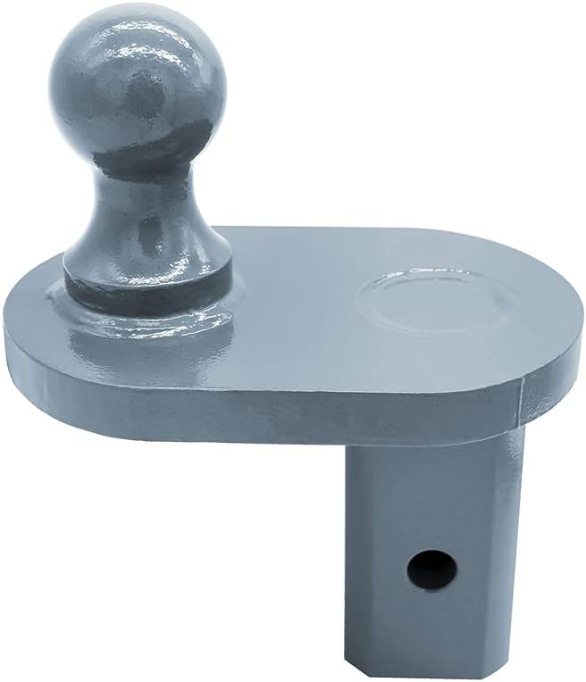 GNXA4085, 4" Offset Ball Compatible With B&W Turnoverball Gooseneck Trailer Hitches, Heavy Duty Extender | 20000 lbs GTW/ 5000 lbs VTW, 2-5/16 Inch Diameter - Product Image