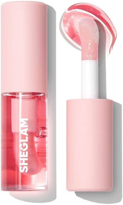 SHEGLAM Jelly Wow Hydrating Non-Sticky Lip Oil Moisturizing Plumping Lip Gloss - Berry Involved - Product Image