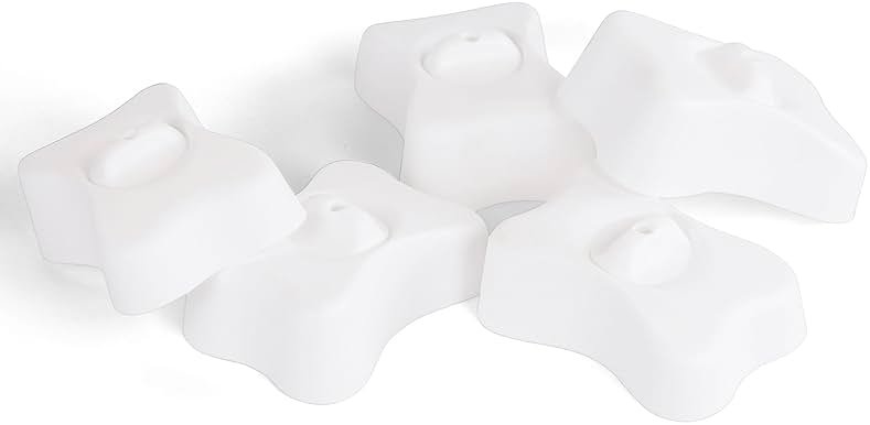 Outward Hound by Nina Ottosson Bone Replacement Parts for Interactive Dog Puzzles - DogBrick, DogTornado, DogSmart, PuppyTornado, PuppySmart, 5-Pack, White - Product Image