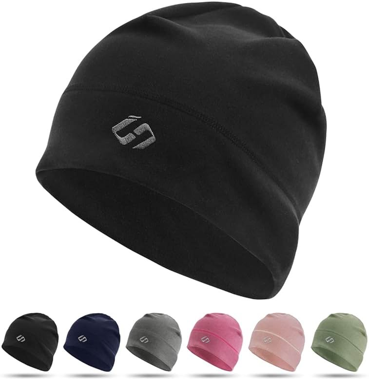 HASAGEI Thermal Running Hat - Men's Skull Cap Cycling Cap Under Helmet for Winter - Product Image