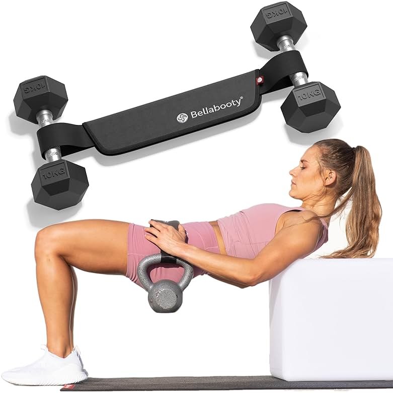 Bellabooty Premium Hip Thrust Belt - Adjustable Exercise Belt for Glutes & Squats, Hip Thrust Pad for Comfort, Versatile Gym Equipment for Home - Weightlifting Belt Support for Women - Product Image