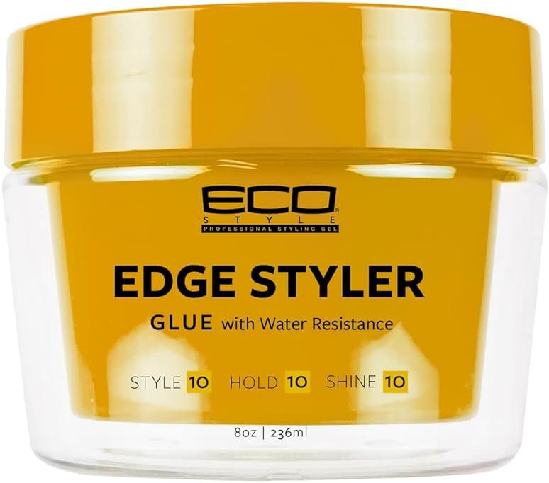 Eco Style Professional Styling Gel Edge Styler Glue With Water Resistance 8 Fl Oz (Pack of 1) - Product Image