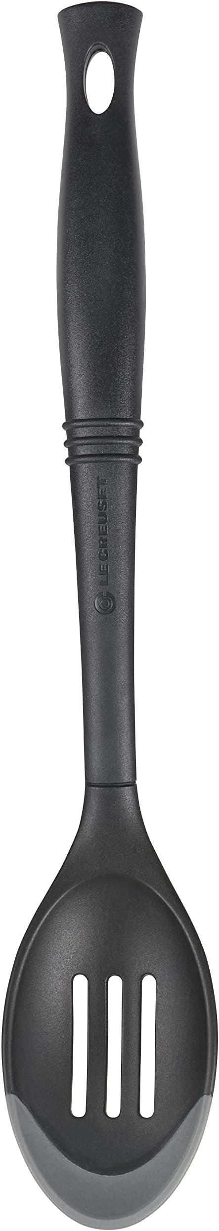 Le Creuset Revolution Bi-Material Slotted Spoon, 13.5" x 2.5", Oyster - Product Image