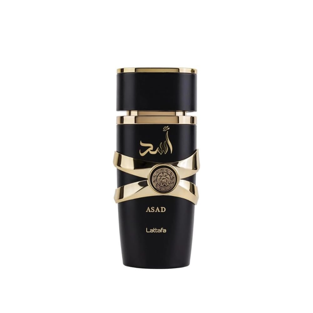 Lattafa Perfumes Asad for Unisex Eau de Parfum Spray, 3.4 Ounce - Product Image