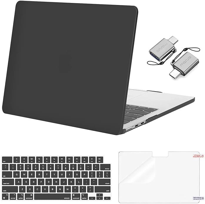 MOSISO Compatible with MacBook Air 13 inch Case M5 2026 M4 2025 M3 M2 2024-2022 A3449 A3240 A3113 A2681, Hard Shell&Keyboard Cover&Screen Film&Type C for MacBook Air 13.6 inch Case, Slate Gray - Product Image