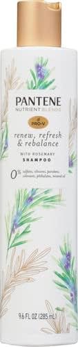 Pantene Sulfate Free Shampoo, Detangling Shampoo with Rosemary, Color Safe, 9.6 oz - Product Image