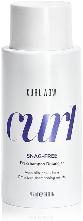 COLOR WOW Curl Wow Snag-Free Pre-Shampoo Detangler, Curl Detangler for Tangle-Free Washing and Reduced Breakage - Product Image