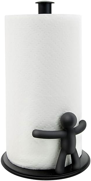 Umbra Buddy Countertop Paper Towel Holder, Black - Product Image