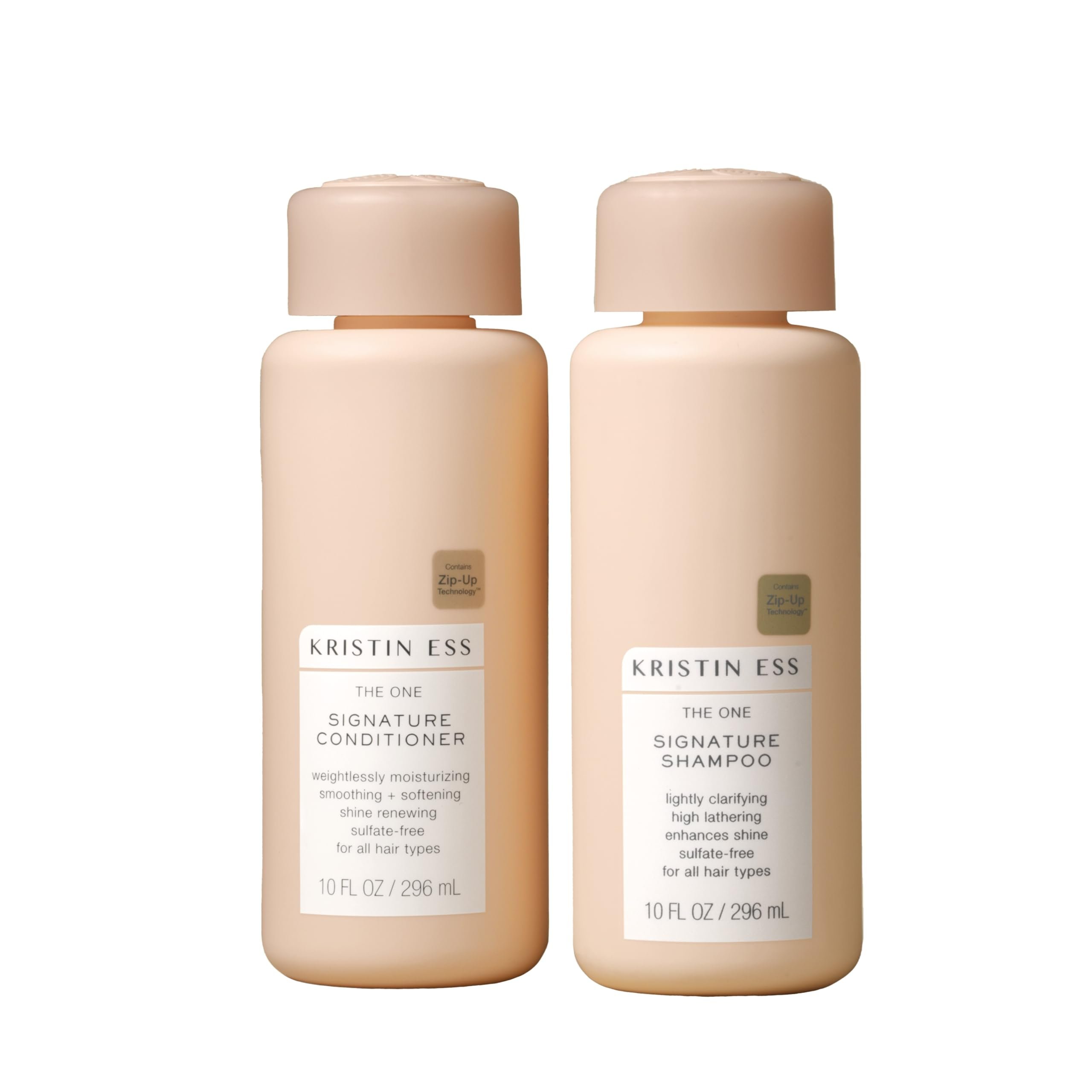 Kristin Ess Hair Signature Salon Sulfate Free Shampoo and Conditioner Set for Moisture, Frizz + Shine - Color Safe, Vegan, Paraben Free - Clarifying, Hydrating Damage Repair for Women - Pear Fragrance - Product Image