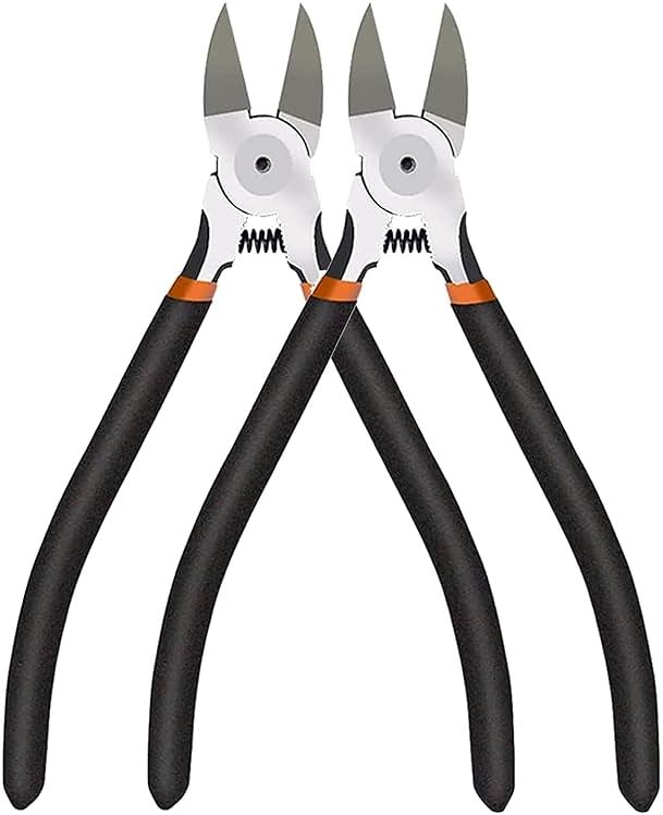 BOENFU Wire Snips Floral Wire Cutter Jewelry Wire Snippers 6 Inches 2 Pack Flush Cut Pliers Side Cutters Metal Cutting Tool for Crafting, Floral, Artificial Flowers, Chicken Wire, Electrical - Product Image