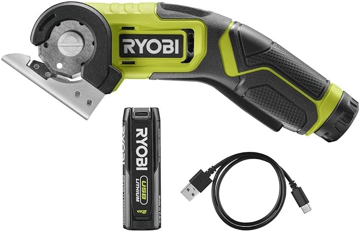 RYOBI RCT4-120G 4V Cordless Cutting Tool (1 x 2.0Ah), Hyper Green - Product Image