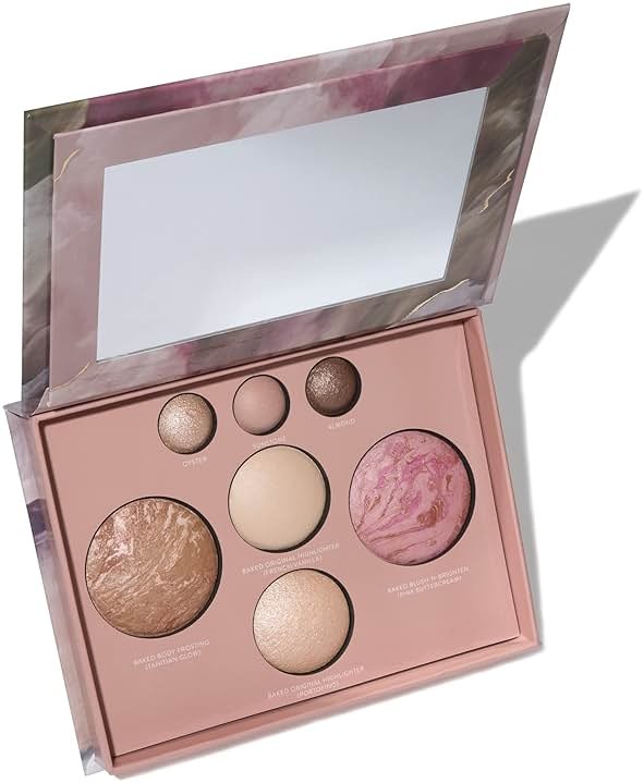 LAURA GELLER NEW YORK Best of the Best Baked Palette – 7-in-1 Full Face Palette – Bronzer, Blush, 2 Highlighters & 3 Eyeshadows – Crease-Proof, Handmade in Italy – Travel-Friendly - Product Image