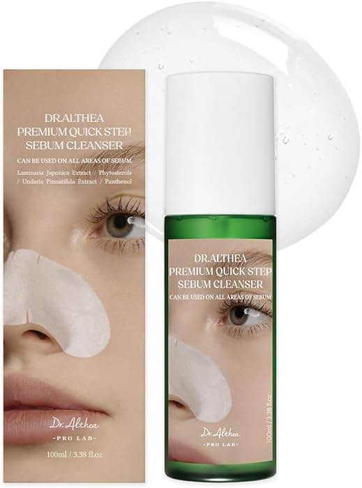 Dr.Althea Premium Quick Step Sebum Cleanser | Quick and Effective Blackhead Remover | Facial Exfoliant for Sensitive Skin | Korean Skin Care | 3.38 fl oz - Product Image