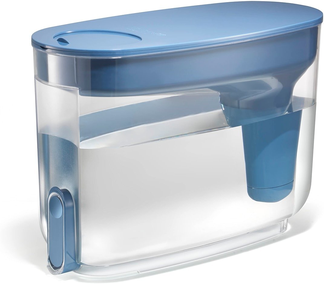 LifeStraw Home — Water Filter Dispenser, 18-Cup, Stormy Blue - Product Image